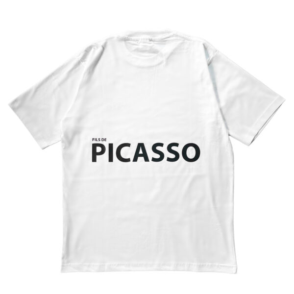 fils de picasso - Oversize Basic T-Shirt White - Gambar 2