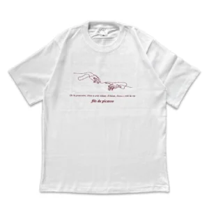 fils de picasso - Oversize Tshirt Adam White