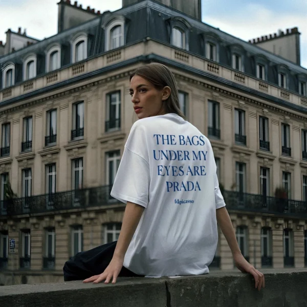 fils de picasso - Oversize Tshirt Eyes Bag - Gambar 3