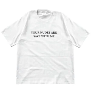 fils de picasso - Oversize Tshirt Sensitive Conten White